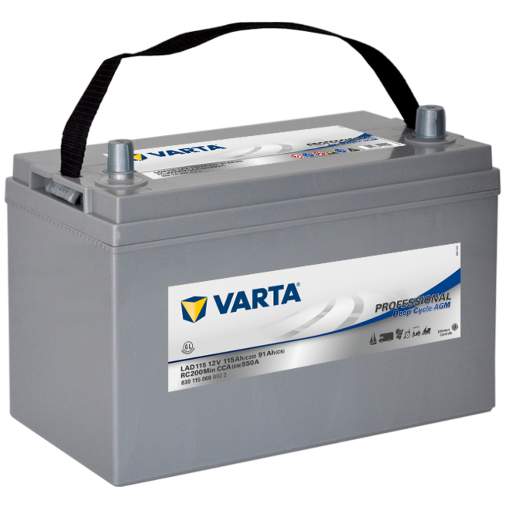 Batería Varta Professional Dual Purpose LAD115. 12V - 104Ah 104 ...