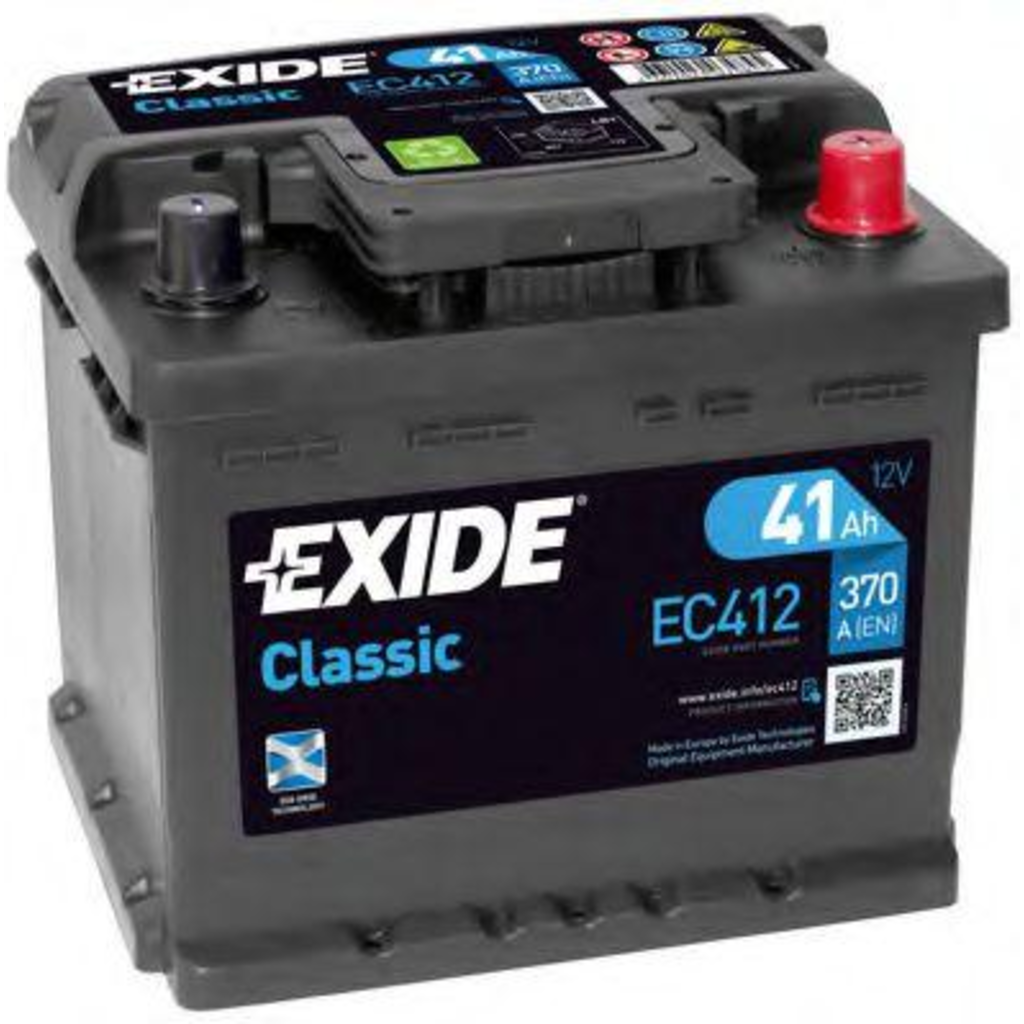 Batería de Coche/Vehículo Exide Agm EK800. AGM 12V - 80Ah 80/800A (Caja L4)  (Compatible Start & Stop) - Baterías Por Un Tubo