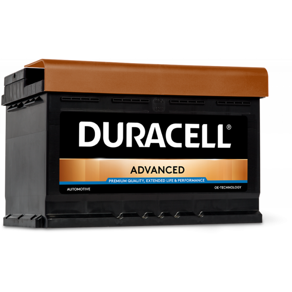 Batería Duracell Advanced DA74. 12V - 74Ah 74/680A (Caja L3
